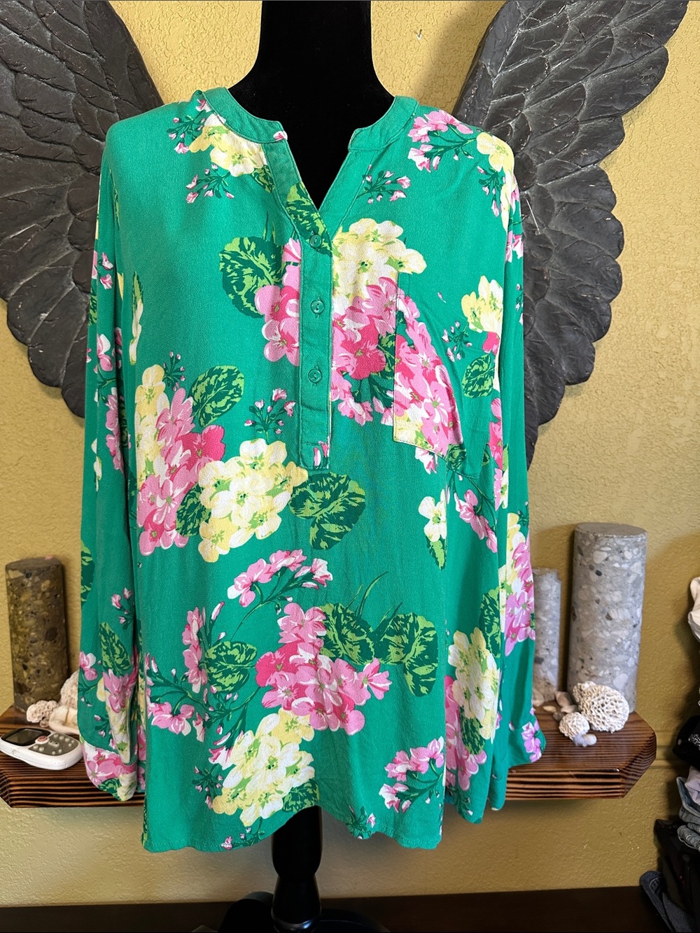 Lily Morgan Floral Blouse